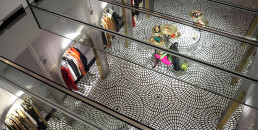 boutique luisa via roma restayling vista dall'alto